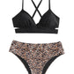 PLUS-SIZE Leopard swim